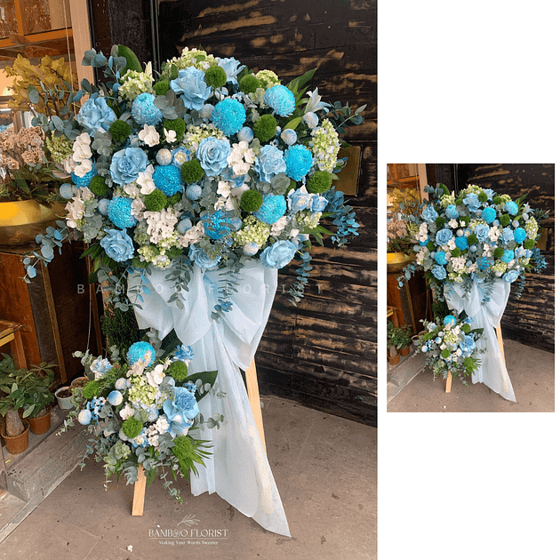 Blue Ocean - Congratulatory Flower Standee